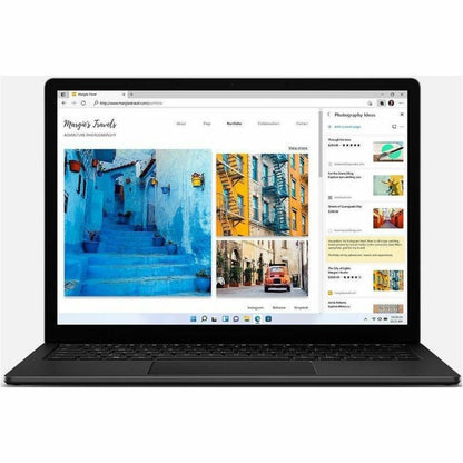 Ordinateur portable Microsoft Surface Laptop 4 13,5" à écran tactile - Intel Core i5 - 8 Go - SSD 256 Go - Noir mat 5BN-00027