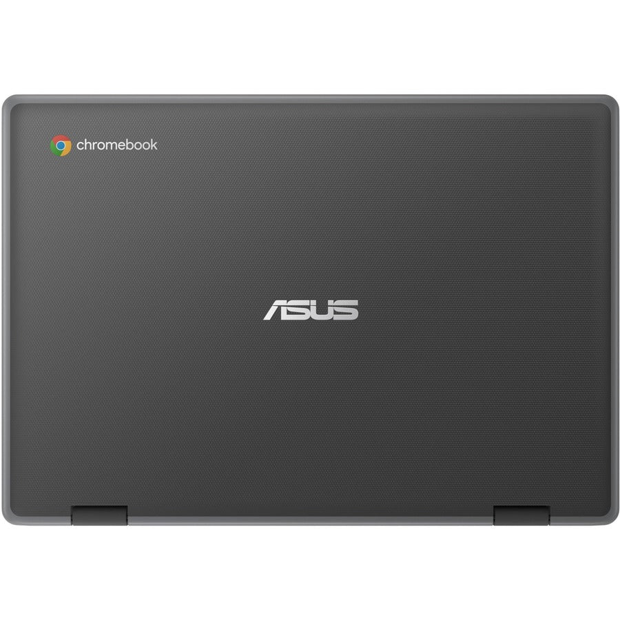 Asus Chromebook Flip CR1 CR1100FKA-BP0074 Chromebook convertible 2 en 1 à écran tactile 11,6" - HD - Intel Celeron N4500 - 8 Go - Mémoire flash 64 Go - Gris foncé CR1100FKA-BP0074
