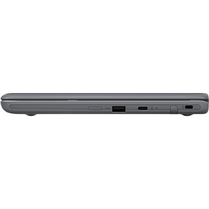 Asus Chromebook Flip CR1 CR1100FKA-BP0074 Chromebook convertible 2 en 1 à écran tactile 11,6" - HD - Intel Celeron N4500 - 8 Go - Mémoire flash 64 Go - Gris foncé CR1100FKA-BP0074