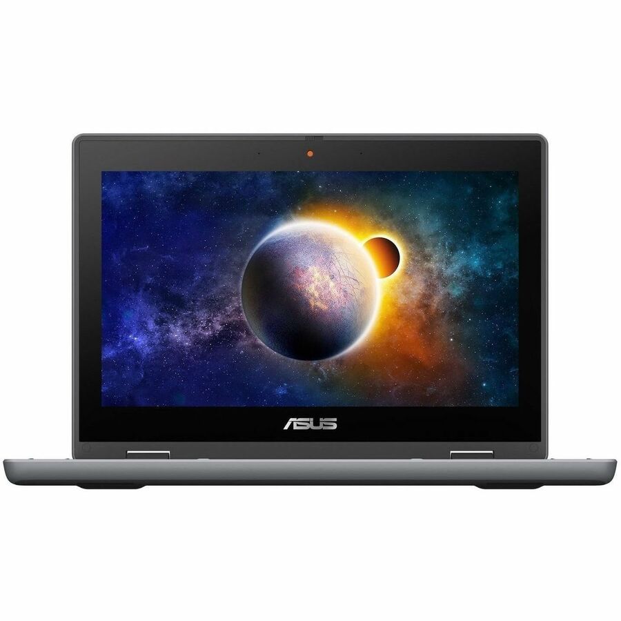 Asus BR1100F BR1100FKA-EN61T-CB Ordinateur portable convertible 2 en 1 à écran tactile 11,6" - HD - Intel Pentium Silver N6000 - 8 Go - Mémoire flash 128 Go - Gris foncé BR1100FKA-EN61T-CB