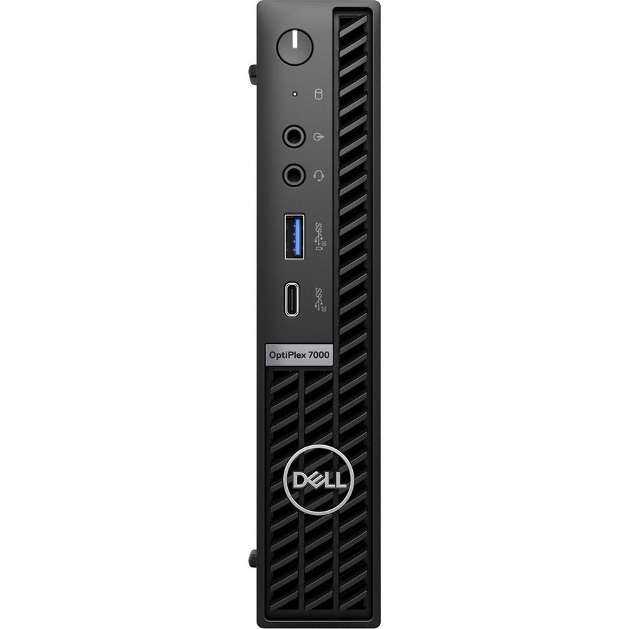 Ordinateur de bureau Dell OptiPlex 7000 - Intel Core i5 12e génération i5-12500T - Technologie vPro - 8 Go - SSD 256 Go - Micro PC - Noir HX4Y1