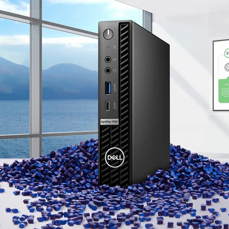Ordinateur de bureau Dell OptiPlex 7000 - Intel Core i5 12e génération i5-12500T - Technologie vPro - 8 Go - SSD 256 Go - Micro PC - Noir HX4Y1
