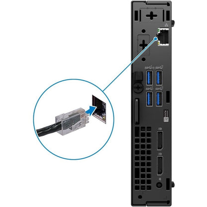 Ordinateur de bureau Dell OptiPlex 7000 - Intel Core i5 12e génération i5-12500T - Technologie vPro - 8 Go - SSD 256 Go - Micro PC - Noir HX4Y1