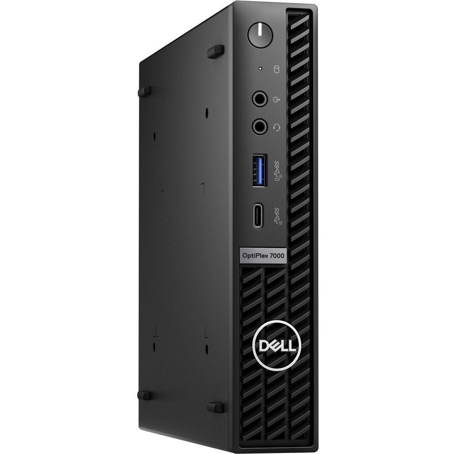 Ordinateur de bureau Dell OptiPlex 7000 - Intel Core i5 12e génération i5-12500T - Technologie vPro - 8 Go - SSD 256 Go - Micro PC - Noir HX4Y1