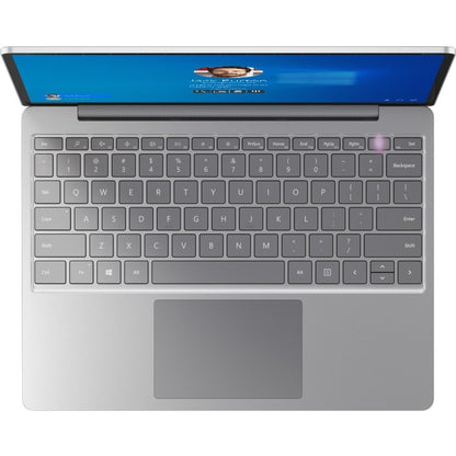 Ordinateur portable à écran tactile Microsoft Surface Laptop Go 12,4 pouces - Intel Core i5 - 4 Go - Mémoire flash 64 Go - Platinum 1ZQ-00002