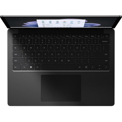 Ordinateur portable Microsoft Surface Laptop 5 15" à écran tactile - Intel Core i7 - Plateforme Intel Evo - 8 Go - SSD 512 Go - Clavier anglais - Noir mat RFI-00025