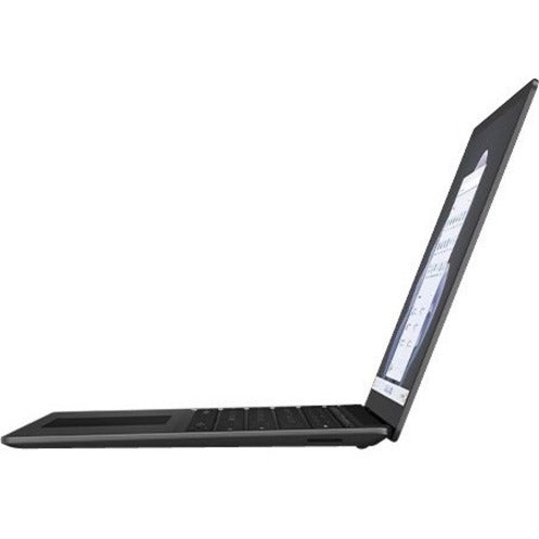 Ordinateur portable Microsoft Surface Laptop 5 15" à écran tactile - Intel Core i7 - Plateforme Intel Evo - 8 Go - SSD 512 Go - Clavier anglais - Noir mat RFI-00025