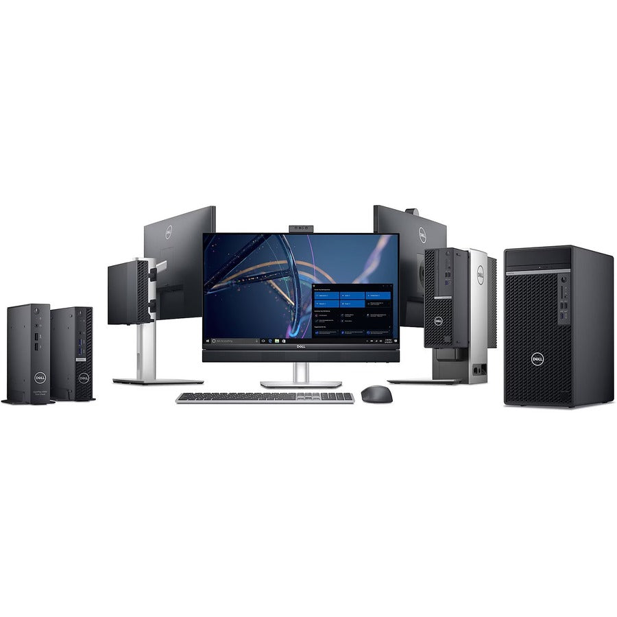 Ordinateur tout-en-un Dell OptiPlex 7000 7410 Plus - Intel Core i7 13e génération i7-13700 - Technologie vPro - 16 Go - SSD 256 Go - 23,8" Full HD - Bureau - Argent XD0XG