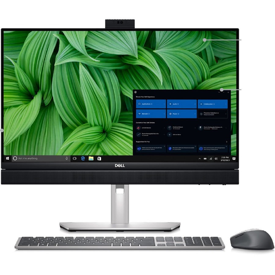 Ordinateur tout-en-un Dell OptiPlex 7000 7410 Plus - Intel Core i7 13e génération i7-13700 - Technologie vPro - 16 Go - SSD 256 Go - 23,8" Full HD - Bureau - Argent XD0XG