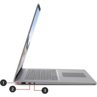 Ordinateur portable Microsoft Surface Laptop 4 15" à écran tactile - Intel Core i7 11e génération i7-1185G7 - 16 Go - SSD 256 Go - Platinum 5IF-00024