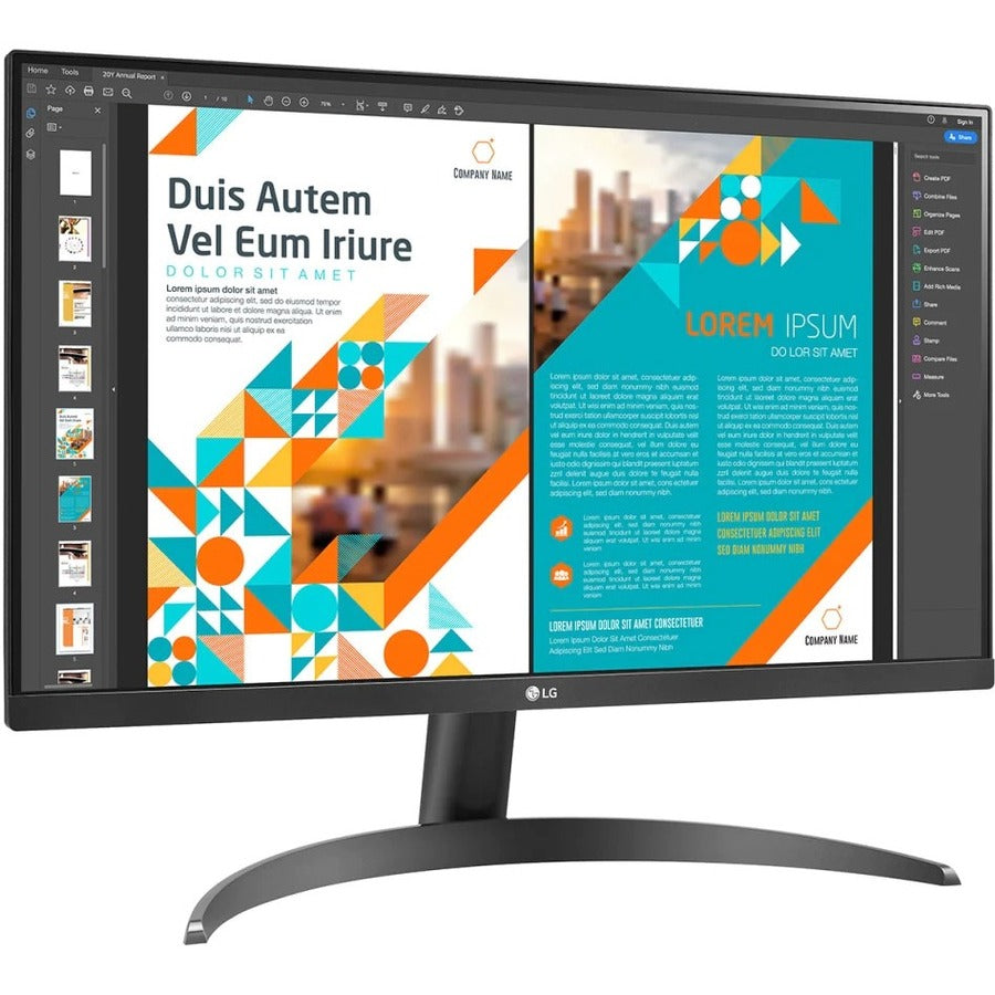 LG 24QP500-B 24" Class QHD LCD Monitor - 16:9 - Black 24QP500-B