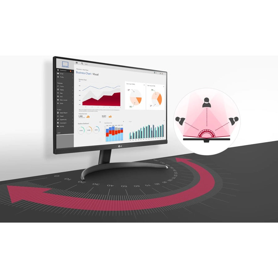 LG 24QP500-B 24" Class QHD LCD Monitor - 16:9 - Black 24QP500-B