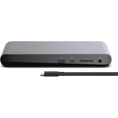 Station d'accueil pour ordinateur portable Belkin Thunderbolt 3 Dock Pro USB C pour MacOS et Windows, double 4K à 60 Hz F4U097TT