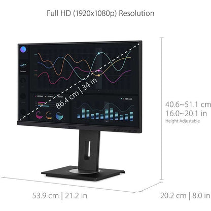 Écran Viewsonic 24", panneau IPS, résolution 1920 x 1080 VG2456a