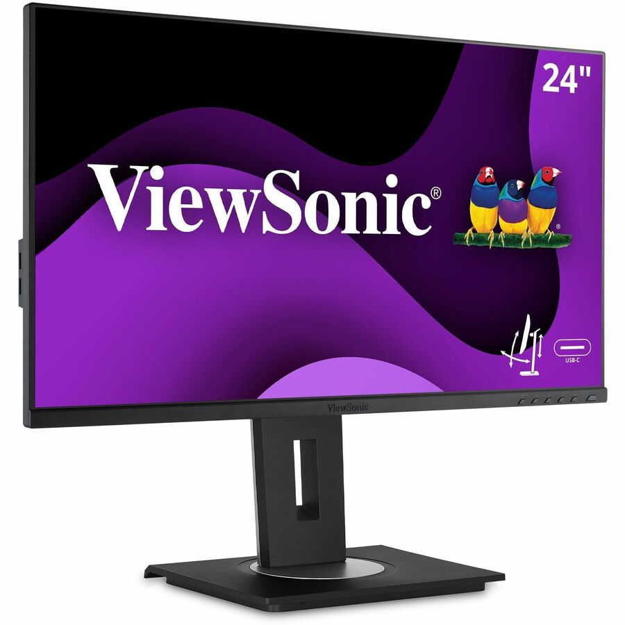 Moniteur LED Full HD ViewSonic Graphic VG2455 de 24 pouces - 16:9 - Noir VG2455