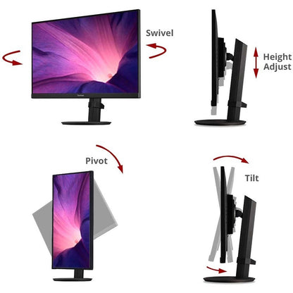 Écran Viewsonic 27", panneau MVA, résolution 1920 x 1080 VA2747-MHJ