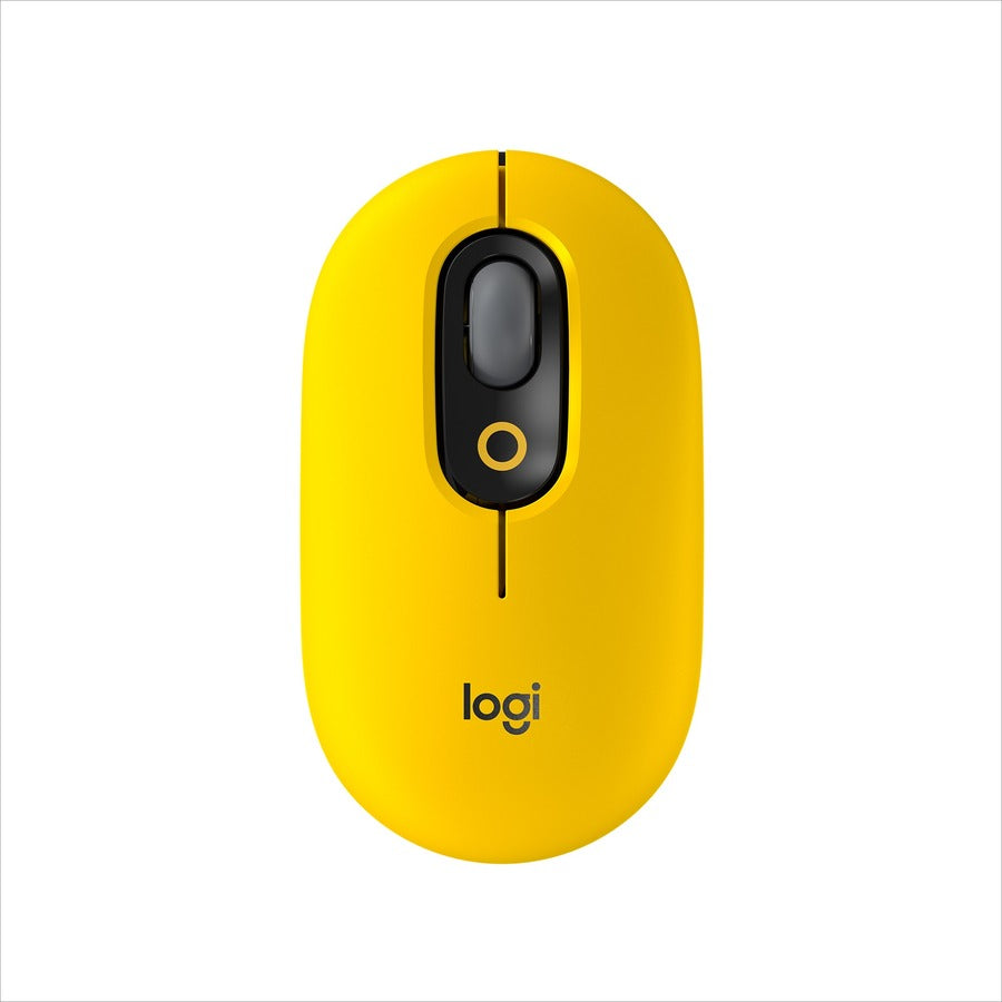 Souris Logitech POP avec emoji - Jaune éclatant 910-006543