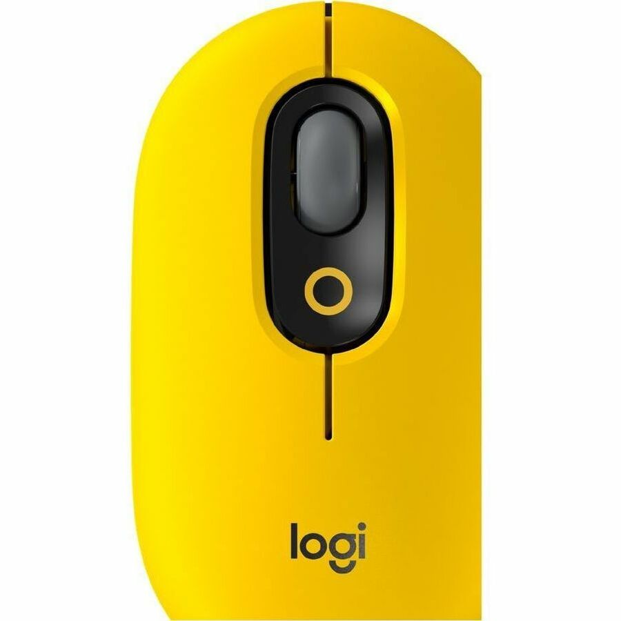 Souris Logitech POP avec emoji - Jaune éclatant 910-006543