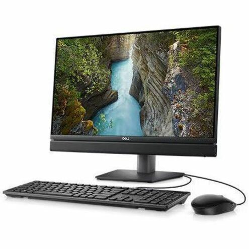 Ordinateur tout-en-un Dell OptiPlex 7000 7420 - Intel Core i3 14e génération i3-14100T - 8 Go - SSD 256 Go - 23,8" Full HD - Bureau - Noir KW98M