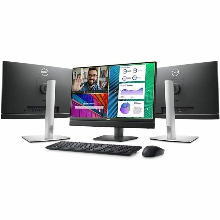 Ordinateur tout-en-un Dell OptiPlex 7000 7420 - Intel Core i3 14e génération i3-14100T - 8 Go - SSD 256 Go - 23,8" Full HD - Bureau - Noir KW98M