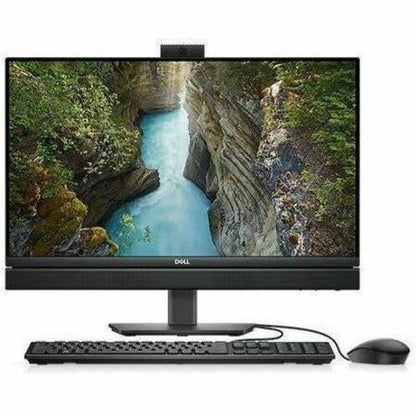 Ordinateur tout-en-un Dell OptiPlex 7000 7420 - Intel Core i3 14e génération i3-14100T - 8 Go - SSD 256 Go - 23,8" Full HD - Bureau - Noir KW98M