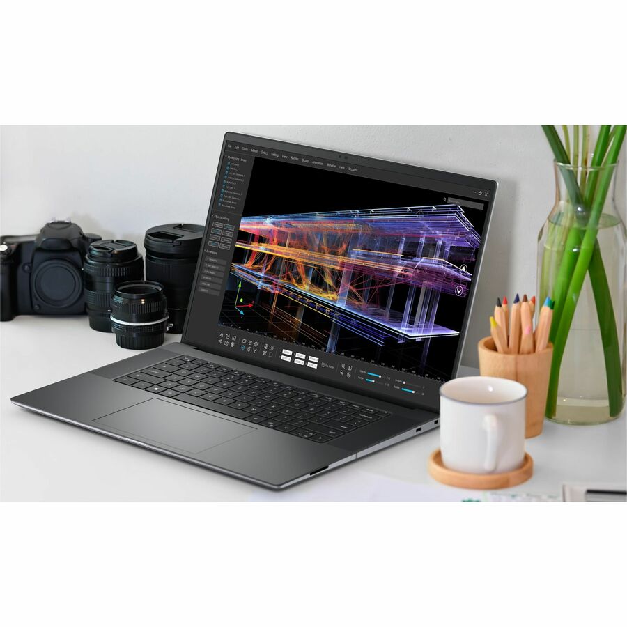 Station de travail mobile Dell Precision 5000 5490 14" - Full HD Plus - Intel Core Ultra 9 185H - Technologie vPro - 32 Go - SSD 1 To - Aluminium Titan Gray 5PMVX