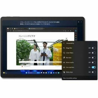 Tablette Microsoft Surface Pro 10 - 13" - Technologie vPro - 16 Go - SSD 512 Go - Noir ZDW-00019