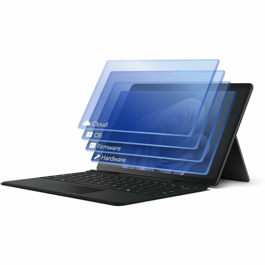 Tablette Microsoft Surface Pro 10 - 13" - Technologie vPro - 16 Go - SSD 512 Go - Noir ZDW-00019