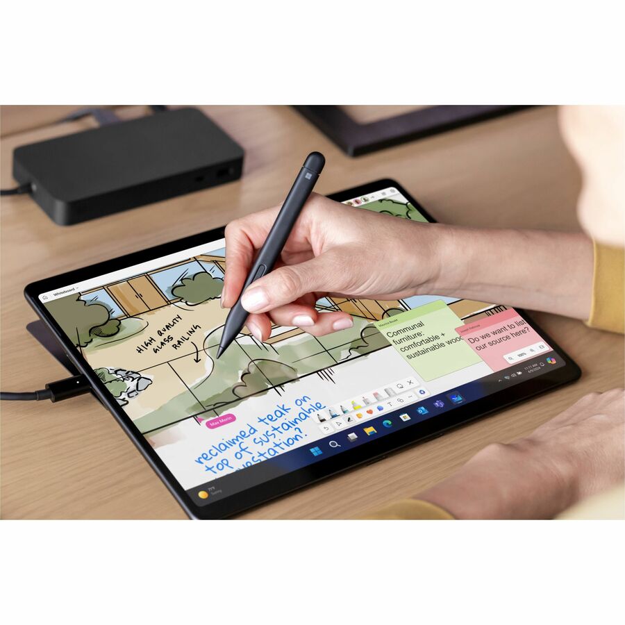 Tablette Microsoft Surface Pro 10 - 13" - Technologie vPro - 16 Go - SSD 512 Go - Noir ZDW-00019