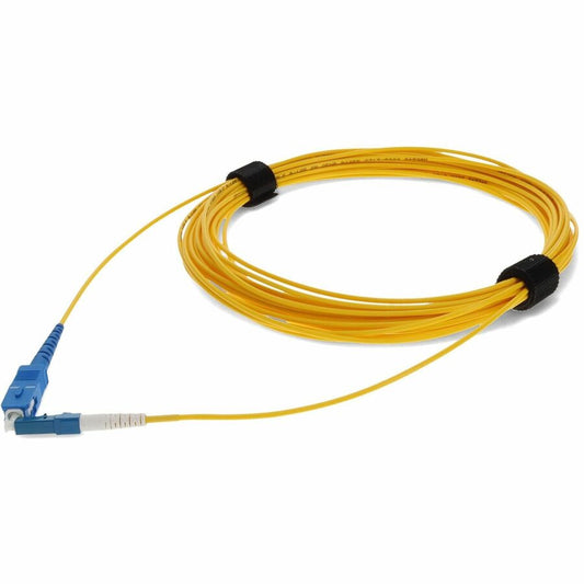Câble de raccordement OFNR jaune (Riser Rated) AddOn 7 m SMF 9/125 Simplex SC/LC OS1 ADD-SC-LC-7MS9SMF