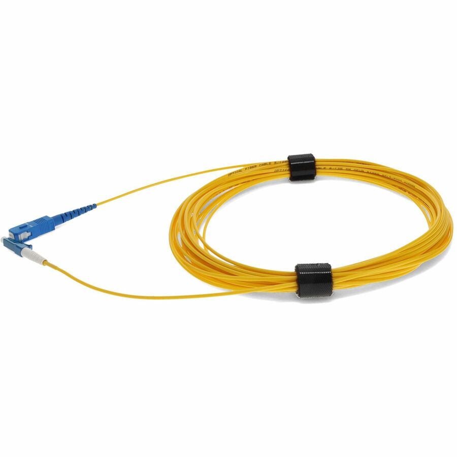 Câble de raccordement OFNR jaune (Riser Rated) AddOn 7 m SMF 9/125 Simplex SC/LC OS1 ADD-SC-LC-7MS9SMF