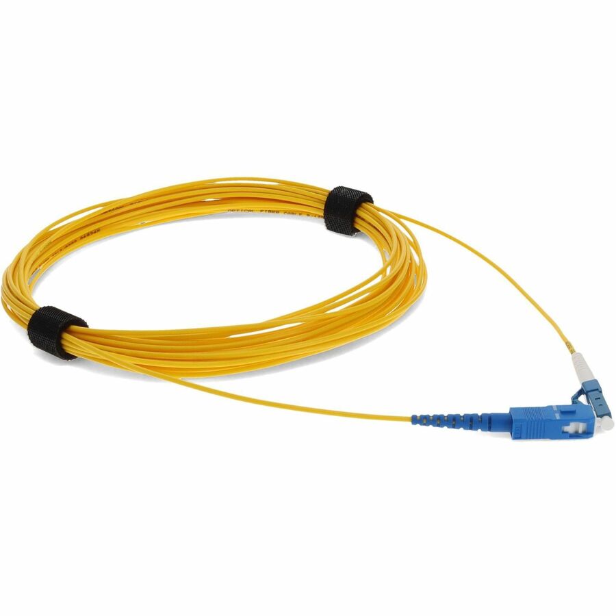 Câble de raccordement OFNR jaune (Riser Rated) AddOn 7 m SMF 9/125 Simplex SC/LC OS1 ADD-SC-LC-7MS9SMF
