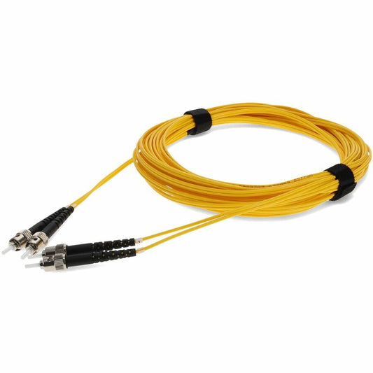 Câble de raccordement jaune duplex ST/ST OS1 en fibre monomode (SMF) AddOn de 2 m ADD-ST-ST-2M9SMF