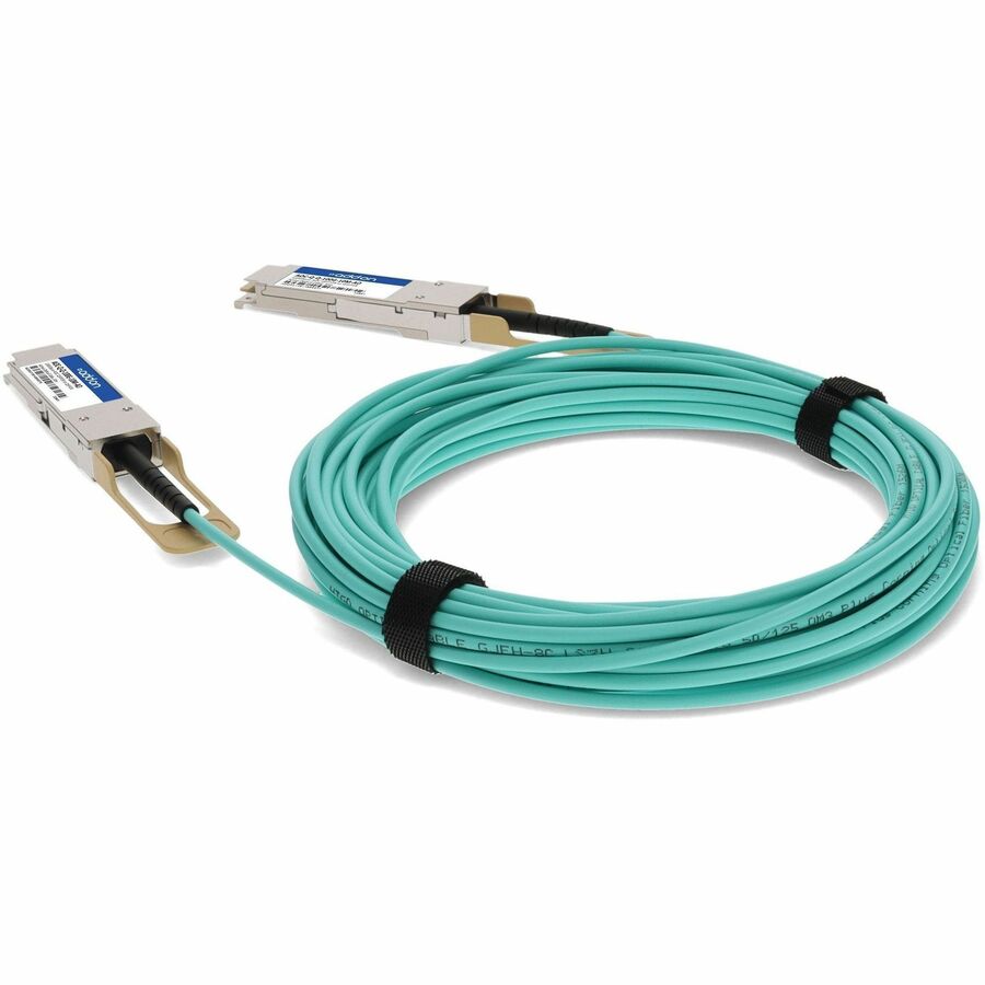 Câble réseau à fibre optique AddOn AOC-QQ-100G-10M-AO AOCQQ100G10MAO