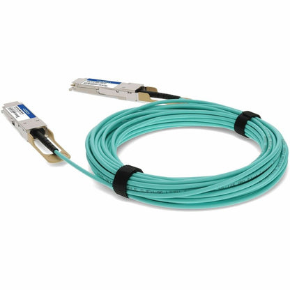 Câble réseau à fibre optique AddOn AOC-QQ-100G-10M-AO AOCQQ100G10MAO