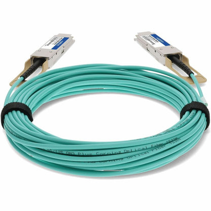 Câble réseau à fibre optique AddOn AOC-QQ-100G-10M-AO AOCQQ100G10MAO