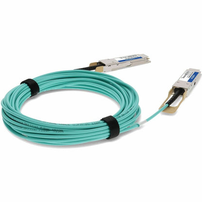 Câble réseau à fibre optique AddOn AOC-QQ-100G-10M-AO AOCQQ100G10MAO