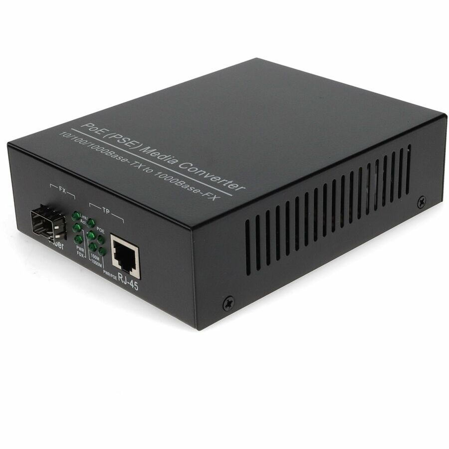 Convertisseur de média POE AddOn 1000Base-TX vers port SFP ouvert ADD-GMC-SFP-POE+