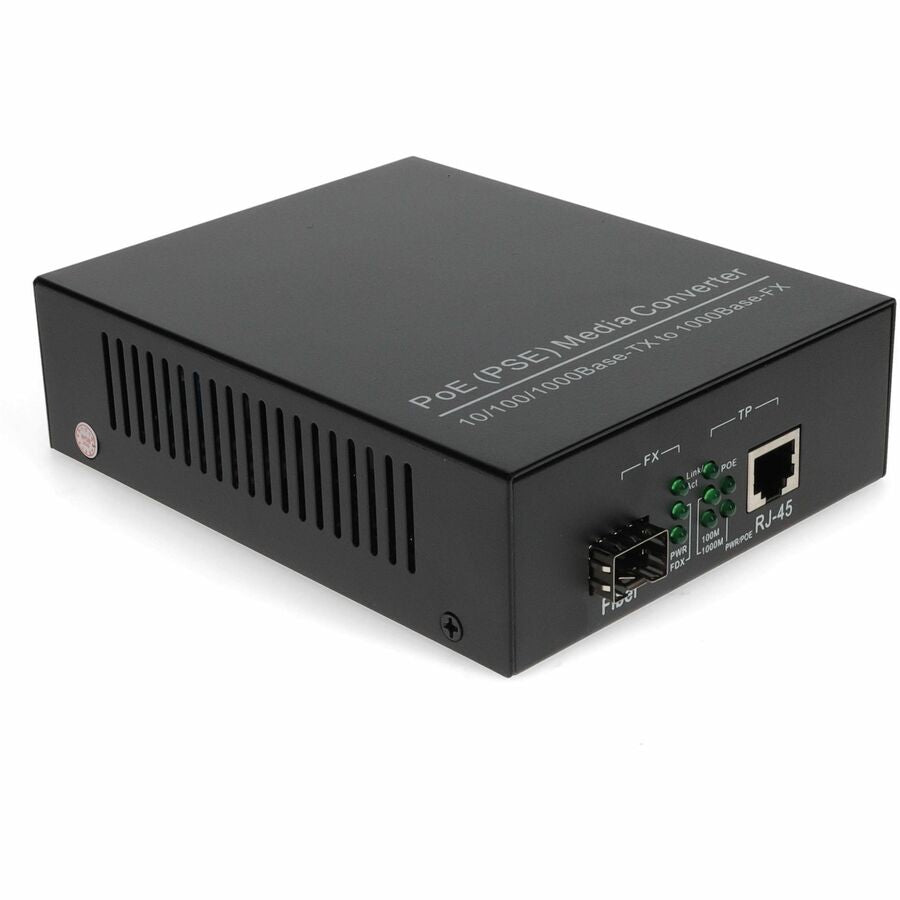 Convertisseur de média POE AddOn 1000Base-TX vers port SFP ouvert ADD-GMC-SFP-POE+