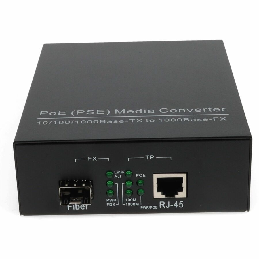 Convertisseur de média POE AddOn 1000Base-TX vers port SFP ouvert ADD-GMC-SFP-POE+