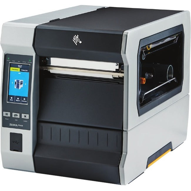 Imprimante à transfert thermique de bureau Zebra Zt620 - Monochrome - Impression d'étiquettes - USB - Série - Bluetooth ZT62063-T110200Z