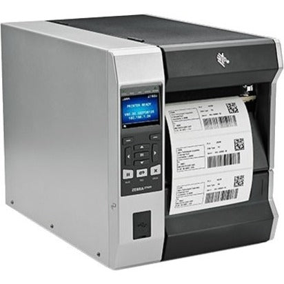 Imprimante à transfert thermique de bureau Zebra Zt620 - Monochrome - Impression d'étiquettes - USB - Série - Bluetooth ZT62063-T110200Z