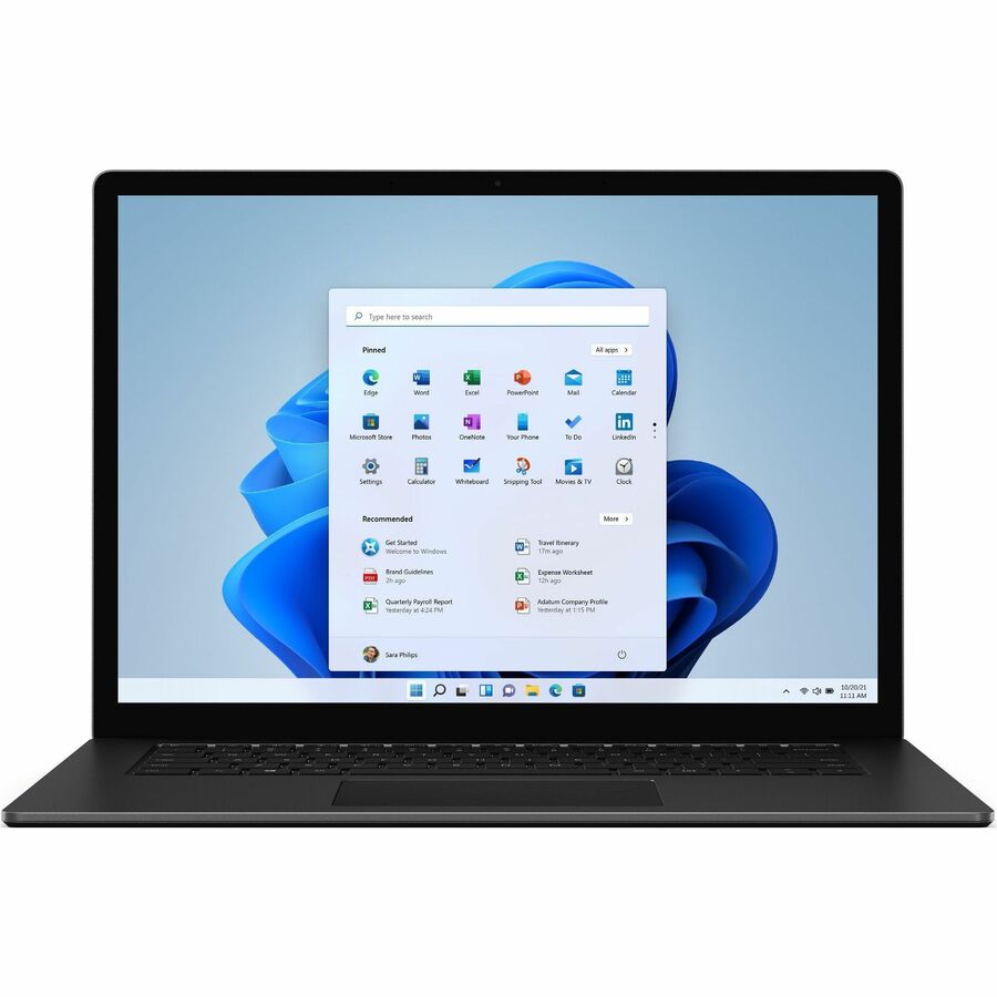 Ordinateur portable Microsoft Surface Laptop 4 13,5" à écran tactile - Intel Core i5 11e génération i5-1145G7 - 16 Go - SSD 512 Go - Noir mat LBX-00001