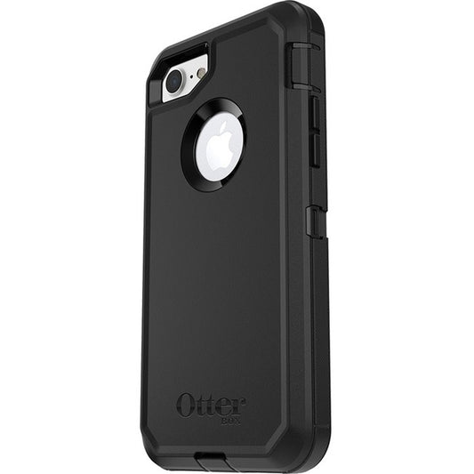 OtterBox Defender Rugged Carrying Case (Holster) Apple iPhone 8, iPhone 7, iPhone SE 2, iPhone SE 3 Smartphone - Black 77-54088