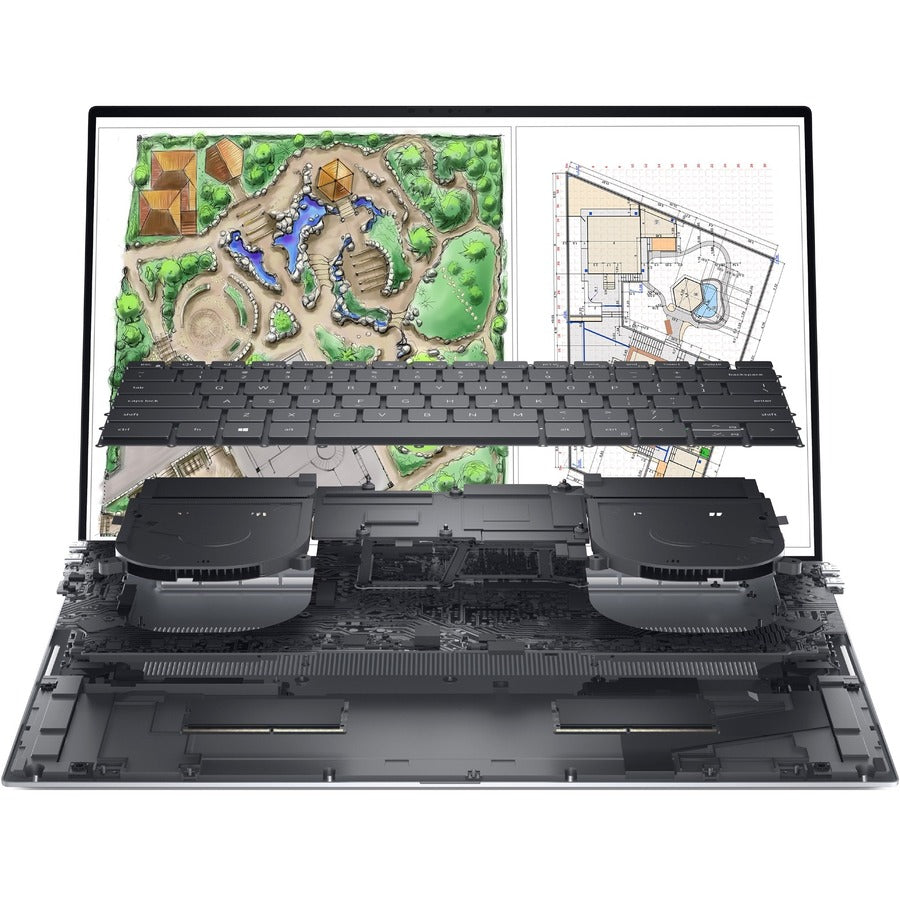 Station de travail mobile Dell Precision 5000 5770 17" - Full HD Plus - Intel Core i7 12e génération i7-12800H - Technologie vPro - 32 Go - SSD 512 Go - Clavier anglais (États-Unis) - Gris titane DYR7H