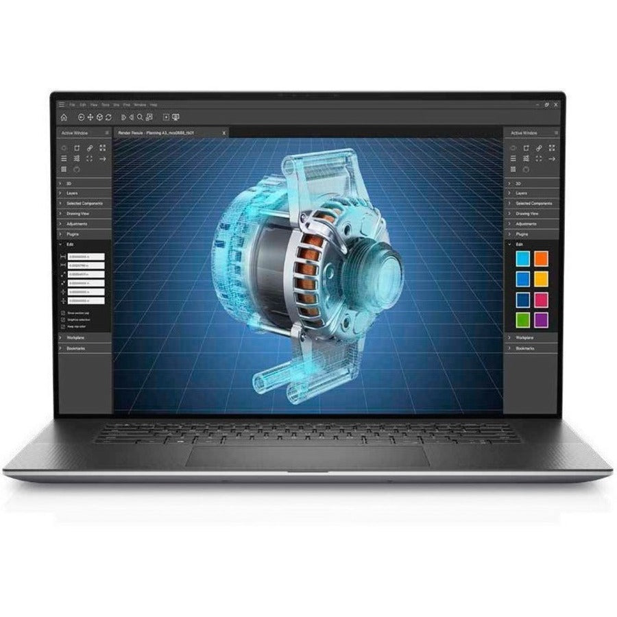 Station de travail mobile Dell Precision 5000 5770 17" - Full HD Plus - Intel Core i7 12e génération i7-12800H - Technologie vPro - 32 Go - SSD 512 Go - Clavier anglais (États-Unis) - Gris titane DYR7H