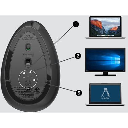 Souris ergonomique avancée verticale Logitech MX 910-005447