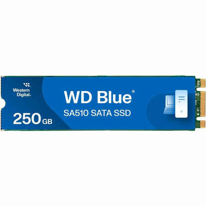 Disque SSD WD Blue SA510 WDS250G3B0B 250 Go - M.2 2280 interne - SATA (SATA/600) WDS250G3B0B