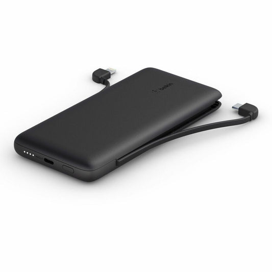 Batterie externe Belkin BoostCharge Plus 10K USB-C avec câbles intégrés BPB006BTBLK