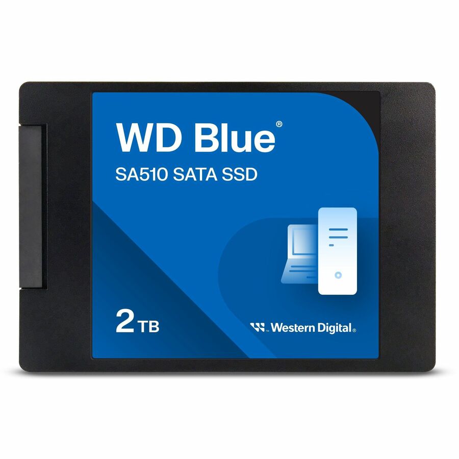 Disque SSD WD Blue SA510 WDS200T3B0A 2 To - 2,5" interne - SATA (SATA/600) WDS200T3B0A
